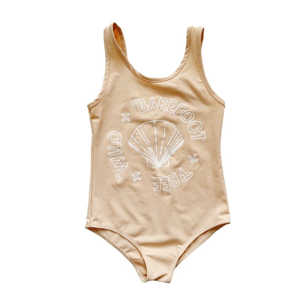 Ever Iyla Barefoot + Wild + Free Swimsuit Size 6/7y